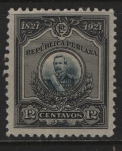 PERU, 228, HINGED, 1921, SAN MARTIN