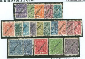 Austria #181-199 Used Single (Complete Set)