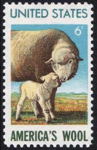 SC#1423 6¢ American Wool Industry (1971) MNH