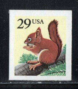 2489 * RED SQUIRREL *  U.S. Postage BOOKLET  Stamp MNH