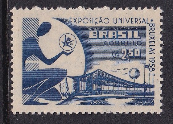 Brazil   #863  MNH   1958  world fair Brussels