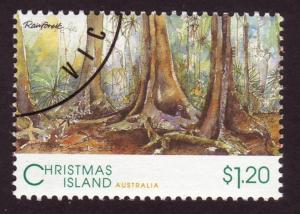 Christmas Is 1993 Sc#353 SG#381 Scenic Views Forest CTO (CI)
