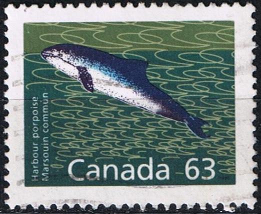 U361 Canada Used #1176a Harbour Porpoise Perf 13.1
