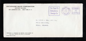 DICTAPHONE SALES CORP ADVERTISING/SLOGAN PRECANCEL ENVELOPE SEC. 562 P. L. & R.