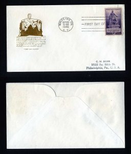 # 902 First Day Cover addressed with House of Farnam cachet dated 10-20-1940