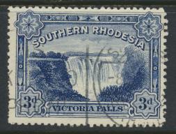 Southern Rhodesia  SG 30  SC# 32  Used   perf 14  Victoria Falls see details