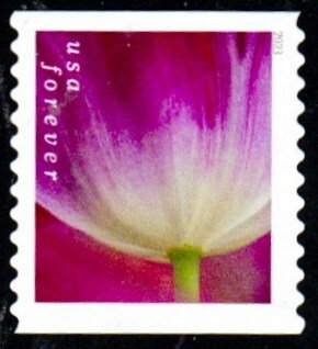SC# 5768 - (63c) - Tulip Blossoms - 2 of 10 - Used COIL Single - Off Paper
