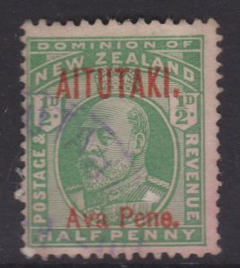 Aitutaki Sc#7 Used