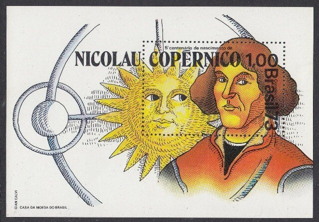 Brazil 1301 Copernicus SS mint 