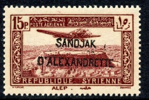 Alexandretta # C7, Mint Never Hinge.