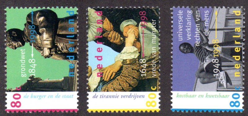 NETHERLANDS 991-3 MNH SCV $2.60 BIN $1.55 ART