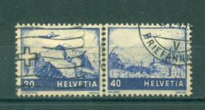 Switzerland sc# C43-44 used cat value $16.00