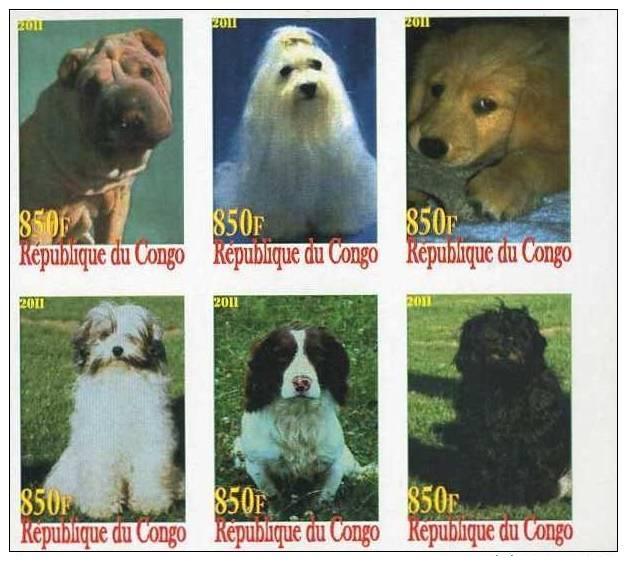 CONGO SHEET IMPERF CINDERELLA DOGS