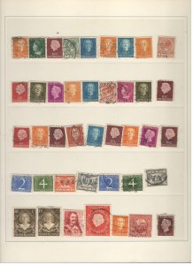NETHERLANDS COLLECTION ON STOCK SHEET MINT/USED