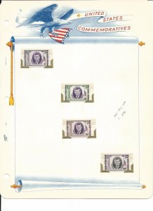 Guinea Collection, John F Kennedy, 6 White Ace Pages Mint NH Sets, Sheets