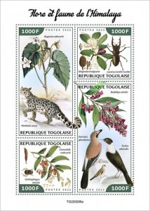 2022/06 - TOGO - FLORA & FAUNA OF THE HIMALAYAS      4V  complet set    MNH ** T