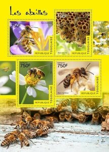 2014 TOGO MNH. BEES   |  Y&T Code: 4066-4069  |  Michel Code: 6106-6109