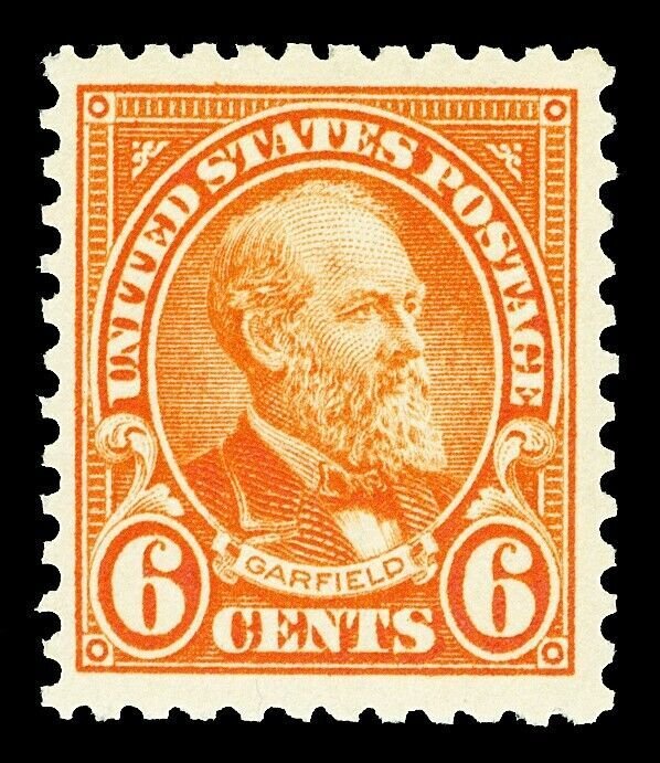 Scott 558 1922 6c Garfield Perf 11 Mint F-VF OG NH Cat $65