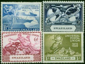 Swaziland 1949 UPU Set of 4 SG48-51 Fine LMM