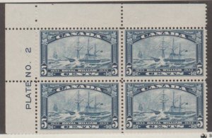 Canada Scott #204 Stamps - Mint NH Plate Block