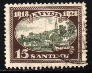 Latvia #159     used