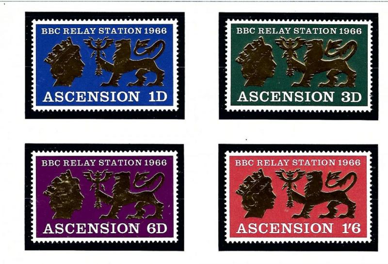 Ascension 111-14 MNH 1967 BBC Relay Station