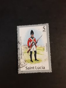 St. Lucia #747          Used