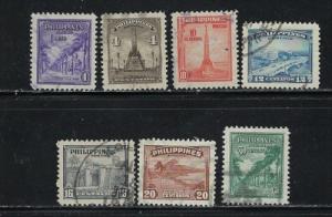 Philippines 504-10 Used 1947 Issues