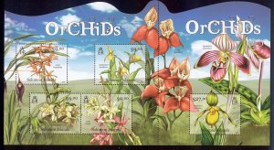 Solomon Islands - 2012 MNH minature sheet # 1188 Orchids - Lot # 84