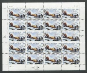 Scott 3235 Klondike Gold Rush 32¢ 1998 Sheet MNH