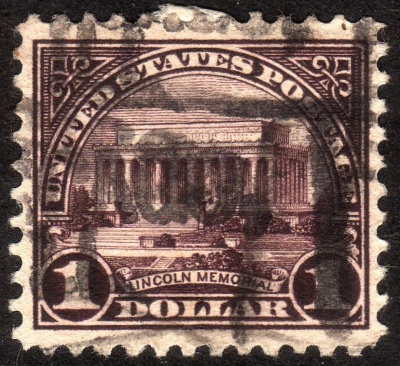 1923, US 1$, Lincoln Memorial, Used, Well centered, Sc 571