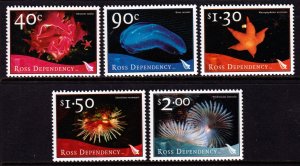 Ross Dependency 2003 Marine Life Complete Mint MNH Set SC L79-L83