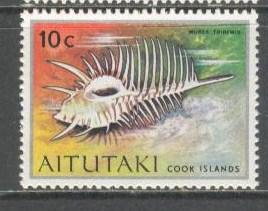 AITUTAKI Sc# 89 MNH FVF Ocean Marine Sea Shell