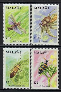 Malawi Scott 590-593 Mint Never Hinged - Insects