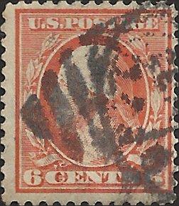 # 379 USED RED ORANGE GEORGE WASHINGTON