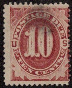 USA SC #J26 U 1891 10c Postage Due CV $30.00