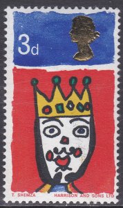 1966 Sg713p 3d Christmas Large One Centre Band UNMOUNTED MINT [SN]