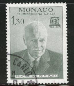 MONACO Scott 809  UNESCO 1971 used stamp