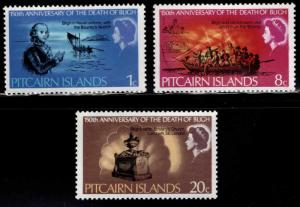 Pitcairn Islands Scott 85-87 MH*  Admiral Bligh set 1967