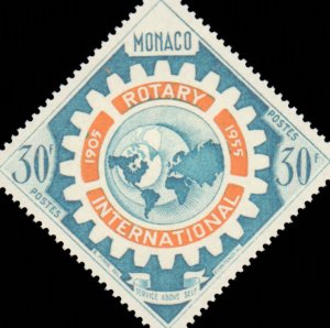 Monaco #353, Complete Set, 1955, Fraternal Organization, Never Hinged