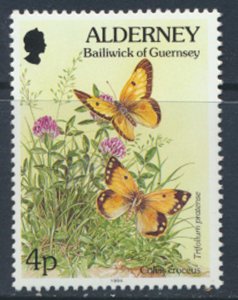 Alderney  SG A63  SC# 73  Butterflies MNH  see scan