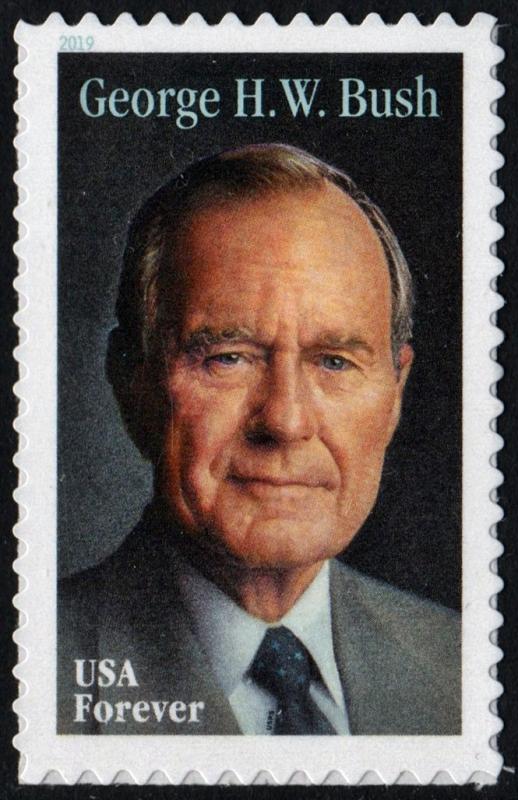 NEW ISSUE (55¢) George H.W. Bush Single (2019) SA