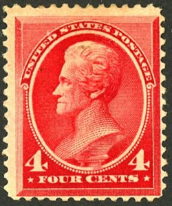 U.S. #215 MINT OG HR THINS