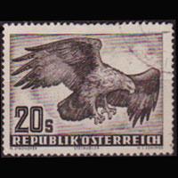 AUSTRIA 1952 - Scott# C60 Golden Eagle 20s Used