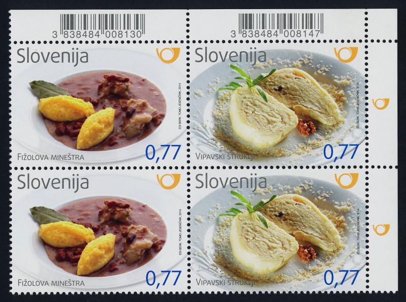 Slovenia 1098 TR Block MNH Traditional Food