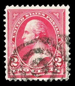 Scott 251 2c Type II Unwatermarked Bureau Issue Used F-VF Cat $17.50