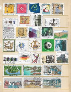 Germany Small Group of 87 Different from Years 1994-2000 Used C.V. $105.00