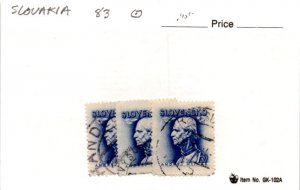 Slovakia, Postage Stamp, #83 (3 Ea) Used, 1943  WWII German (AB)
