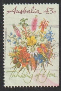 Australia SC# 1193 - (43c) - Thinking of You - pf 14.5 - Used single