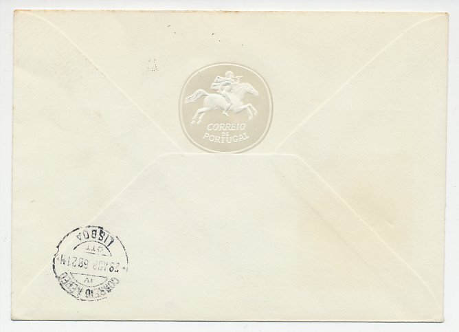 Registered cover / Postmark Portugal 1968 Keys - Europa